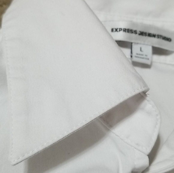 SOLD-EXPRESS Wrap Tie Blouse-L - Picture 2 of 3